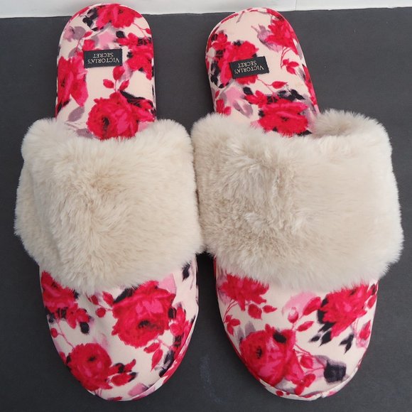 Victoria's Secret Shoes Size Ssmall Victorias Secret Satin Slippers